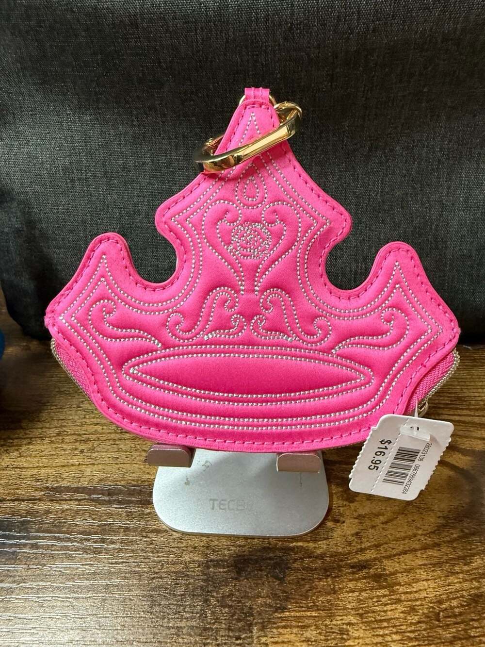 NWT Bath & Body Works Disney Princess Aurora Tiara Crown Coin Purse